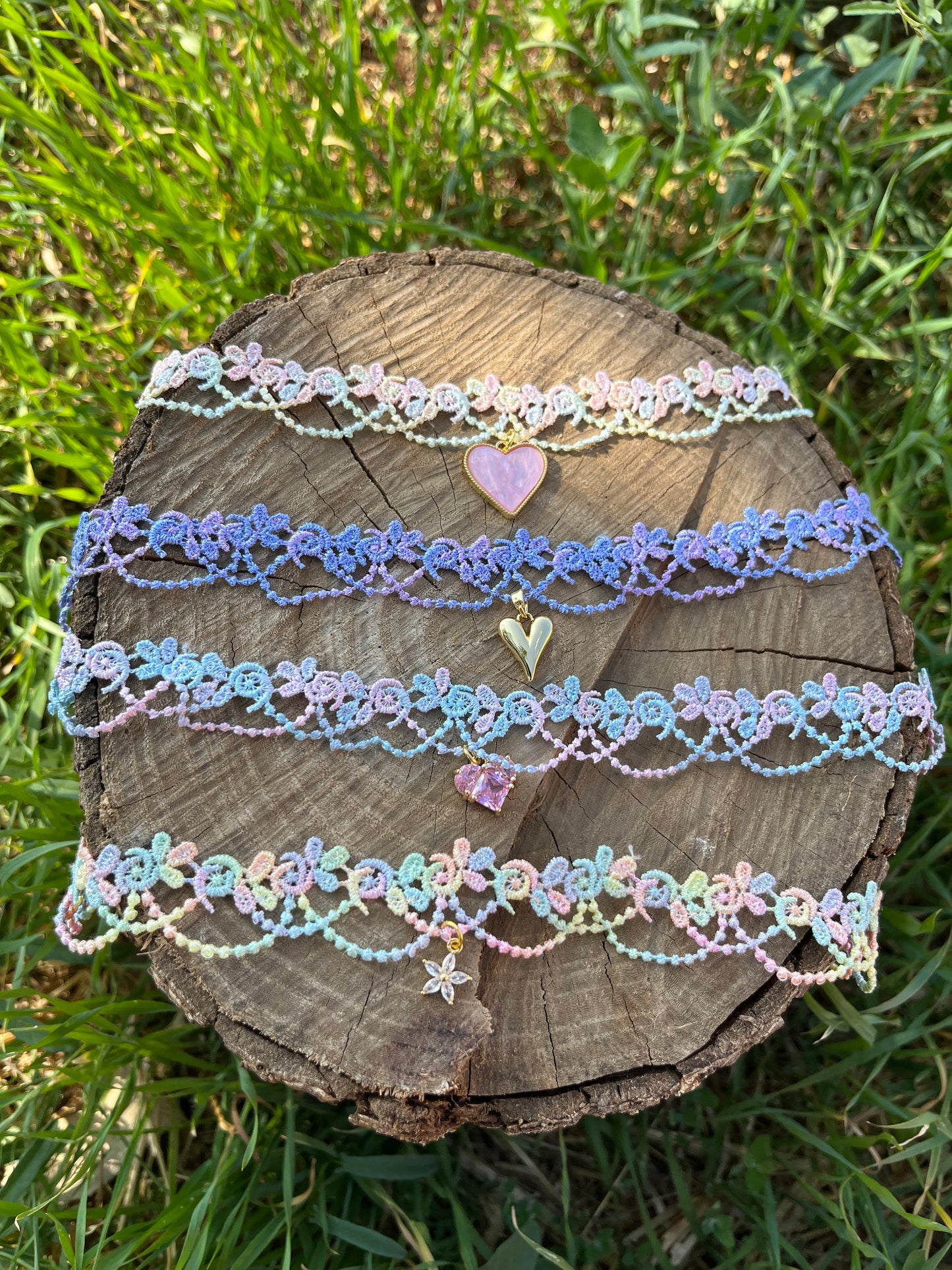 Colorful Floral Choker