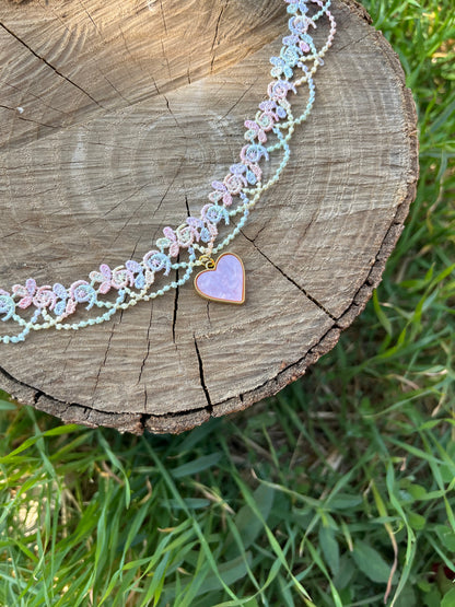 Colorful Floral Choker