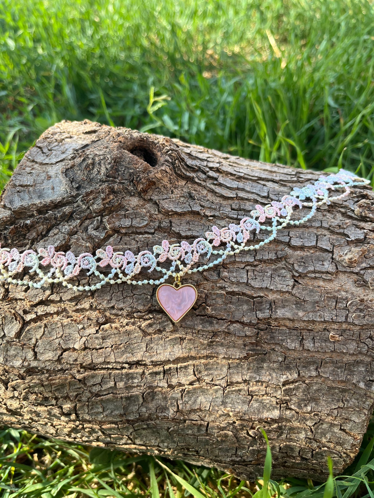 Colorful Floral Choker