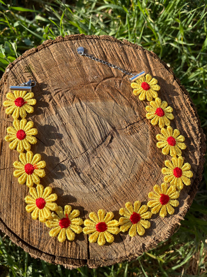 Yellow Daisy Choker