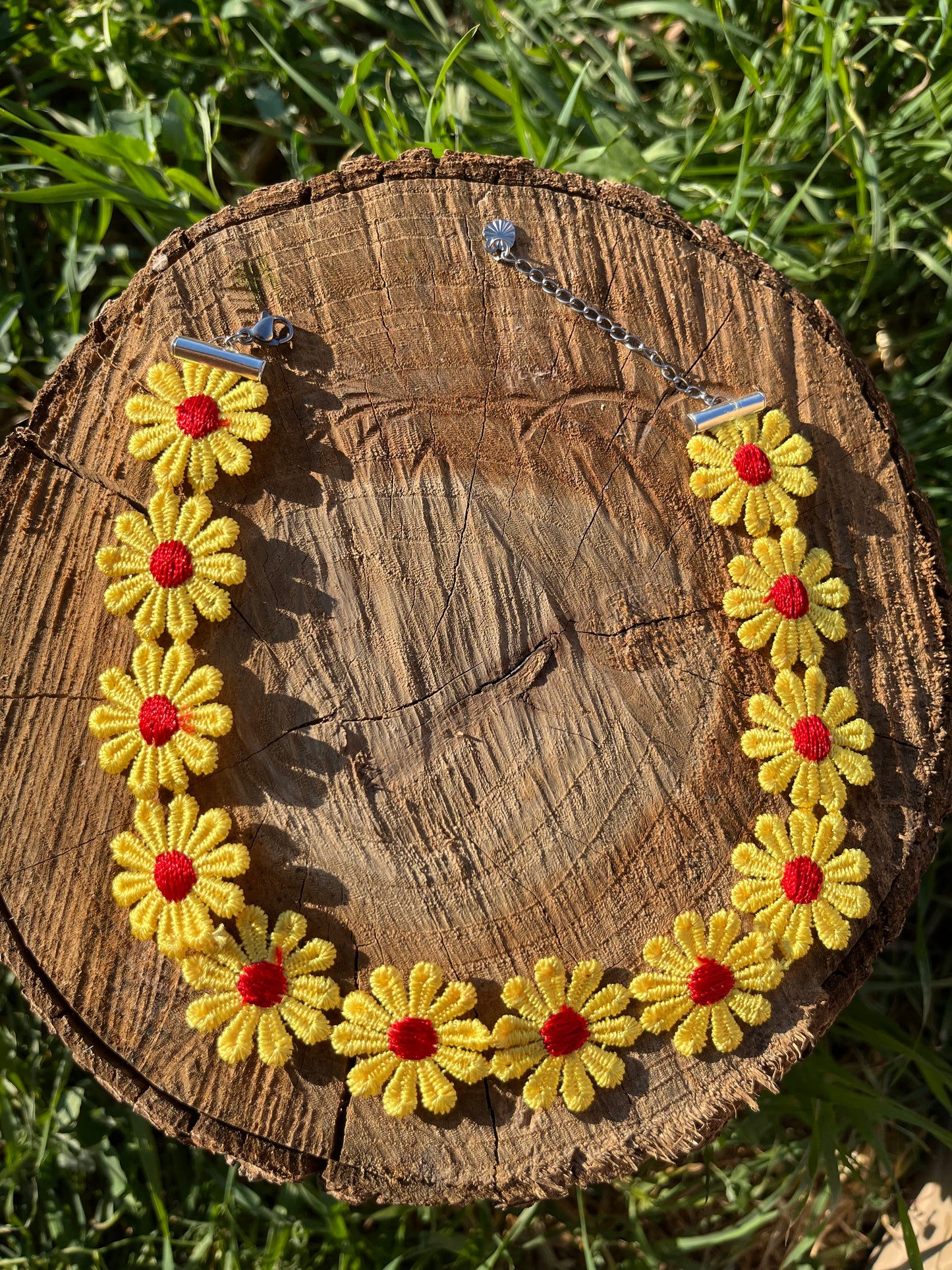 Yellow Daisy Choker