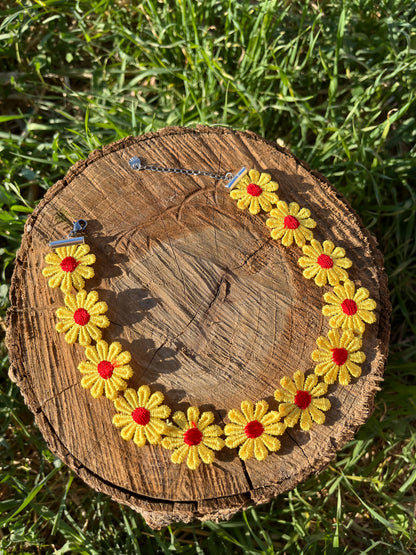 Yellow Daisy Choker