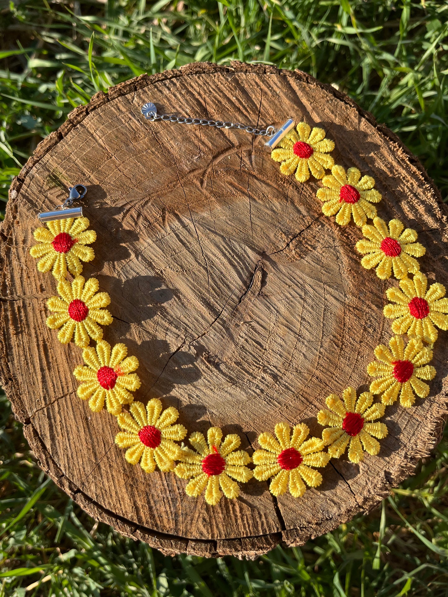 Yellow Daisy Choker