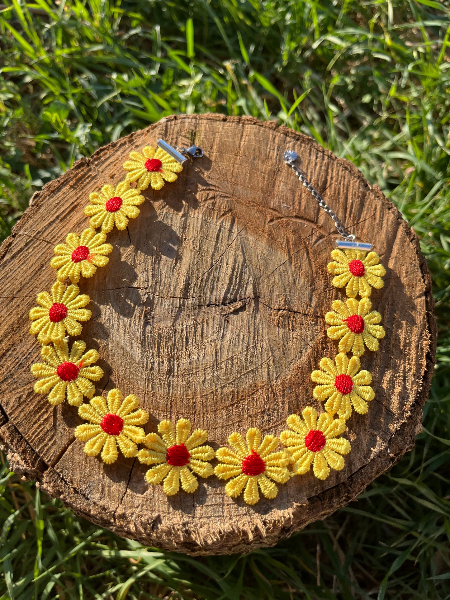 Yellow Daisy Choker