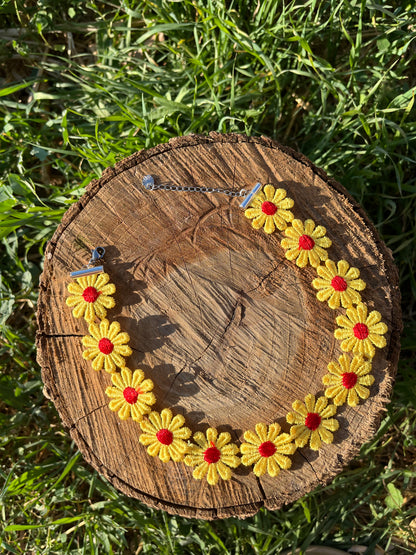 Yellow Daisy Choker