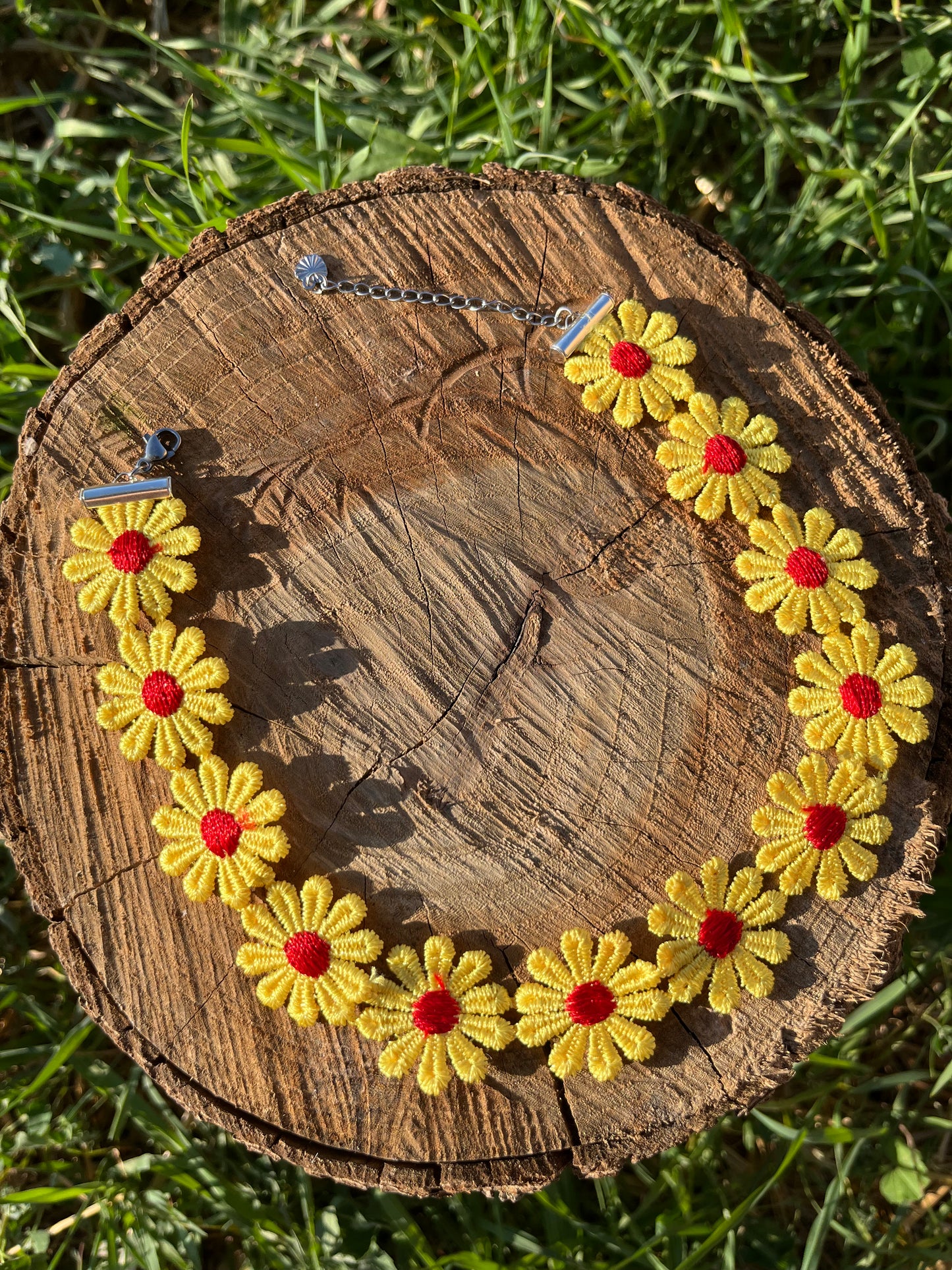 Yellow Daisy Choker