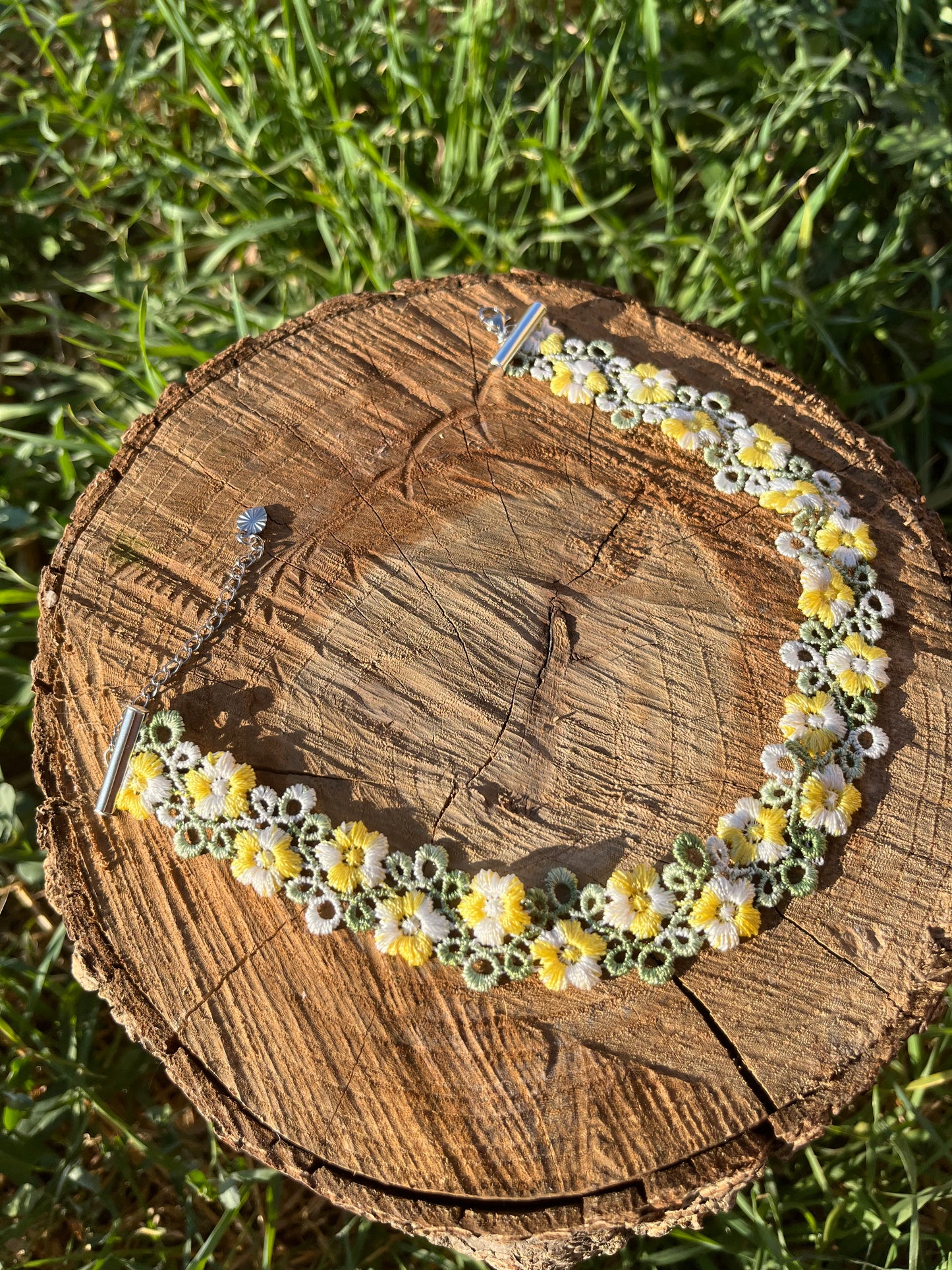 Yellow Garden Choker