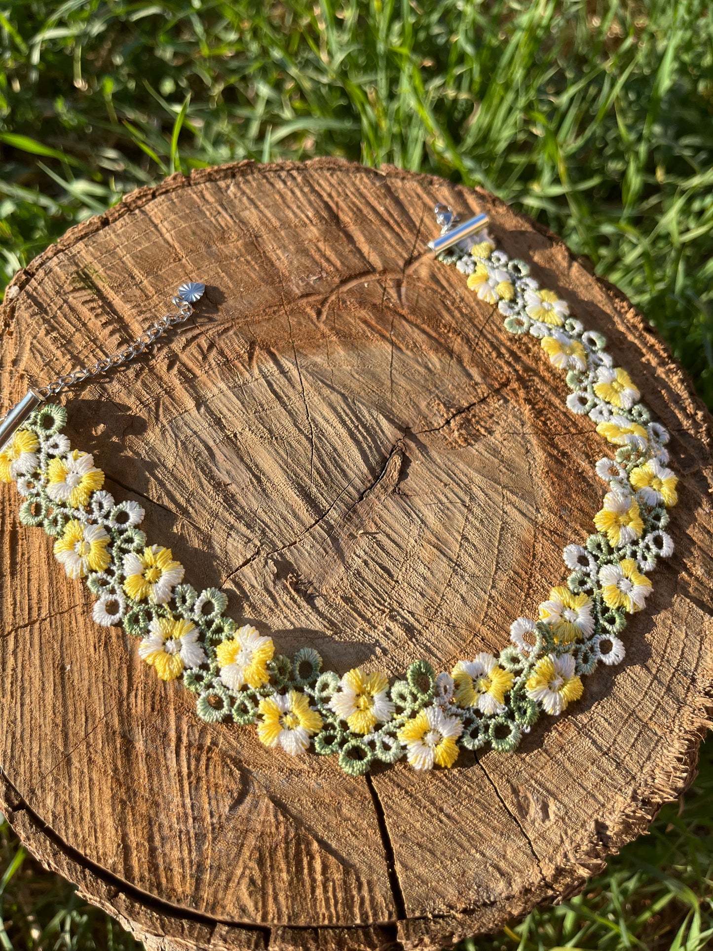 Yellow Garden Choker