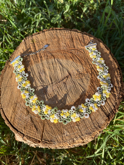 Yellow Garden Choker