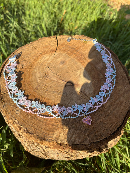 Colorful Floral Choker