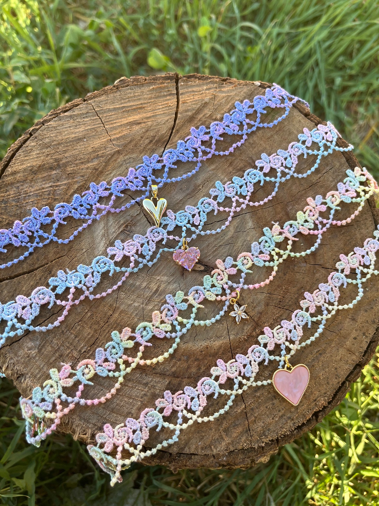 Colorful Floral Choker