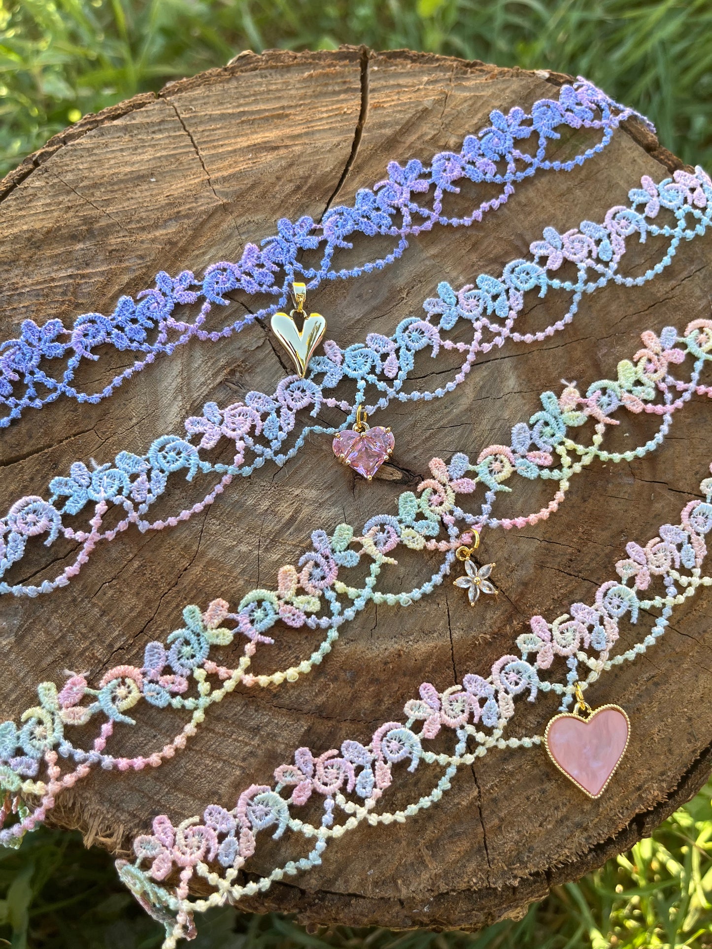 Colorful Floral Choker