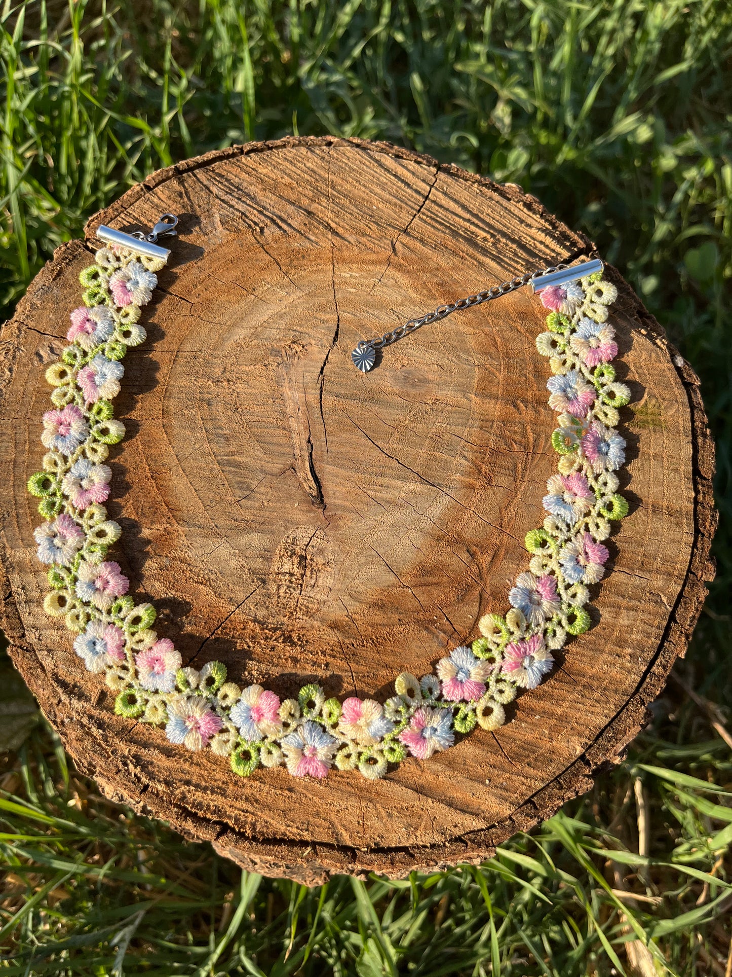 Rainbow Garden Choker