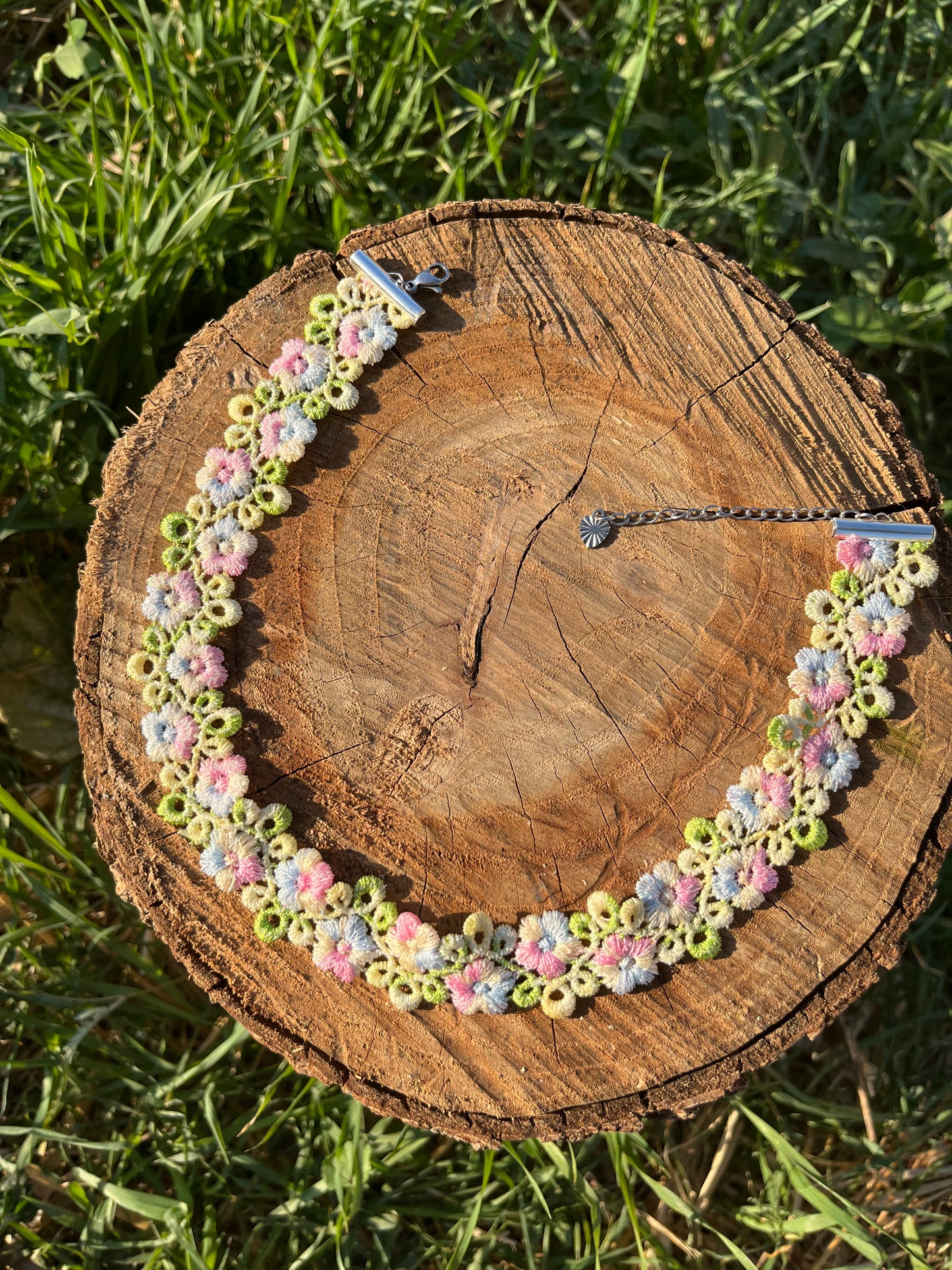 Rainbow Garden Choker