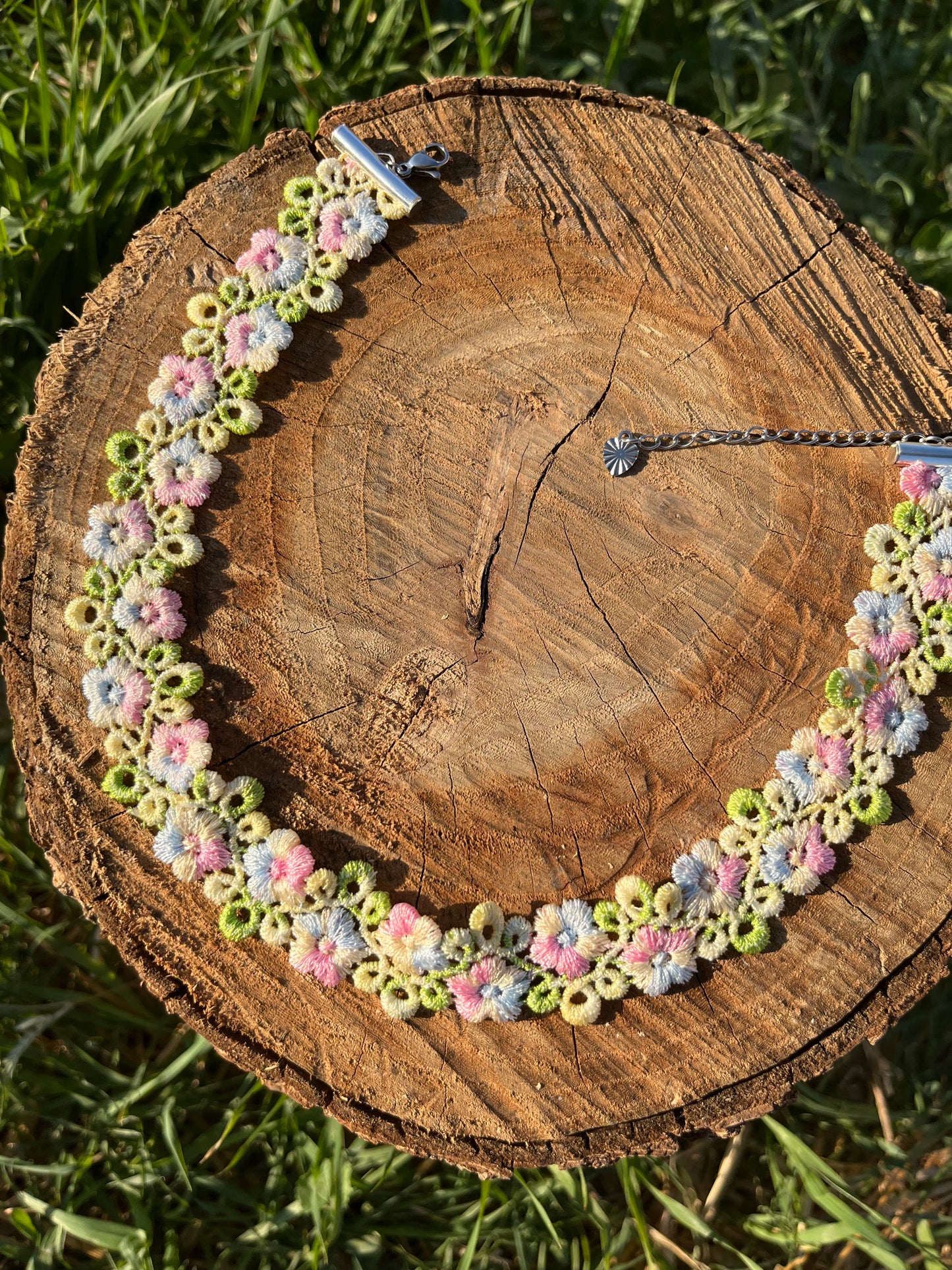 Rainbow Garden Choker