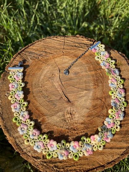 Rainbow Garden Choker