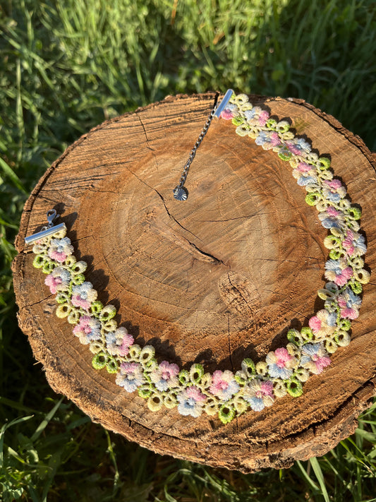 Rainbow Garden Choker