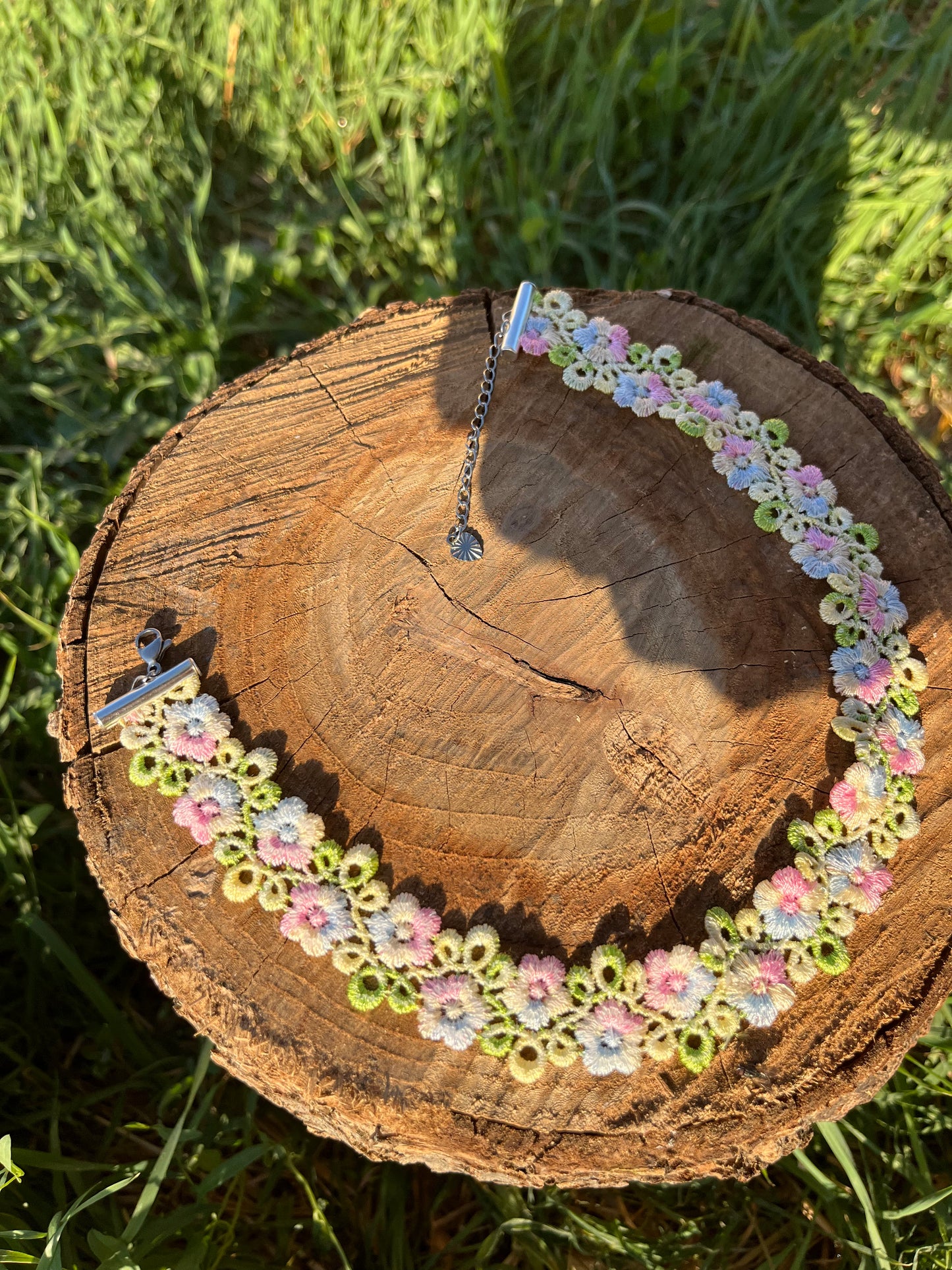 Rainbow Garden Choker