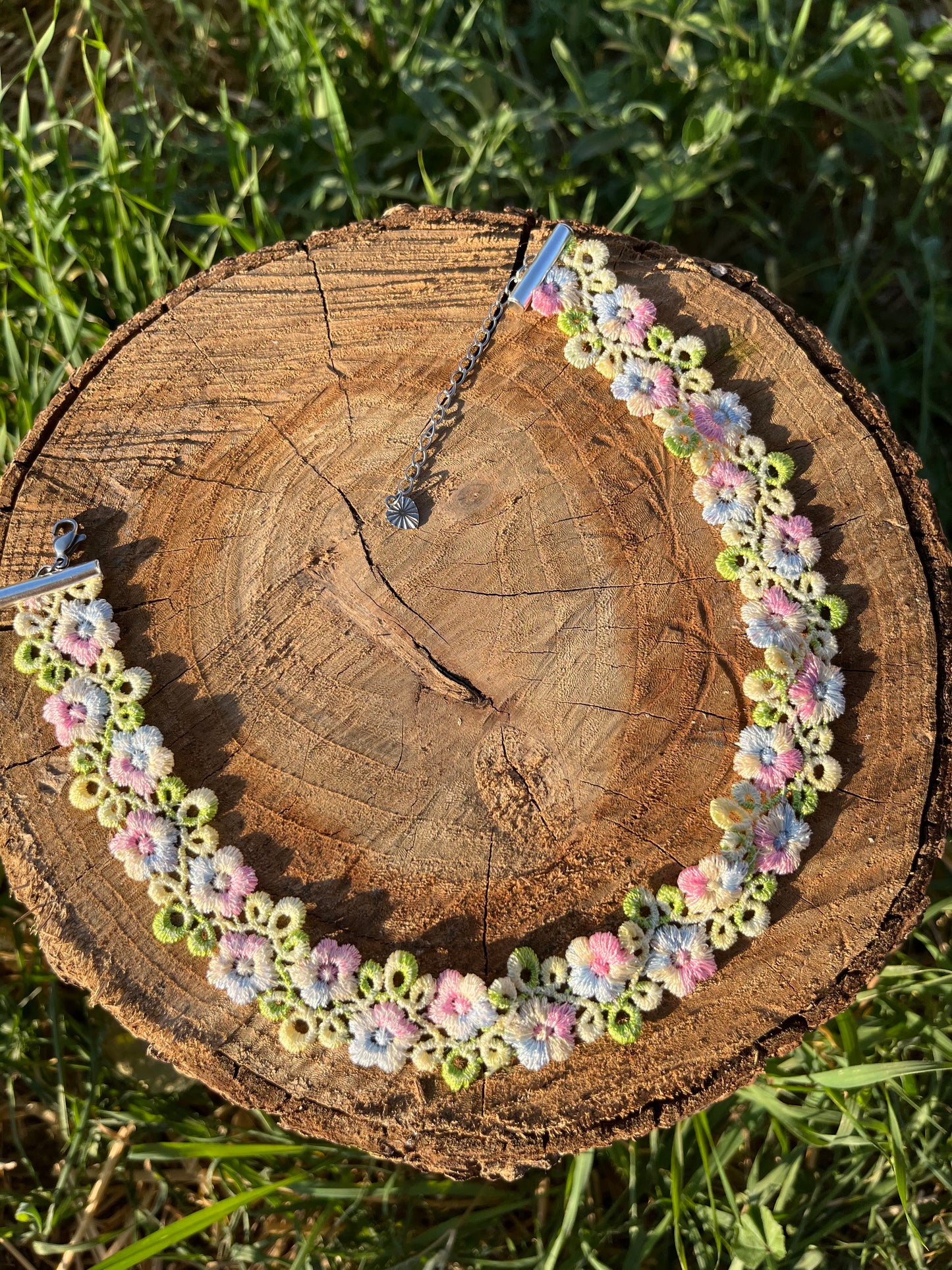 Rainbow Garden Choker