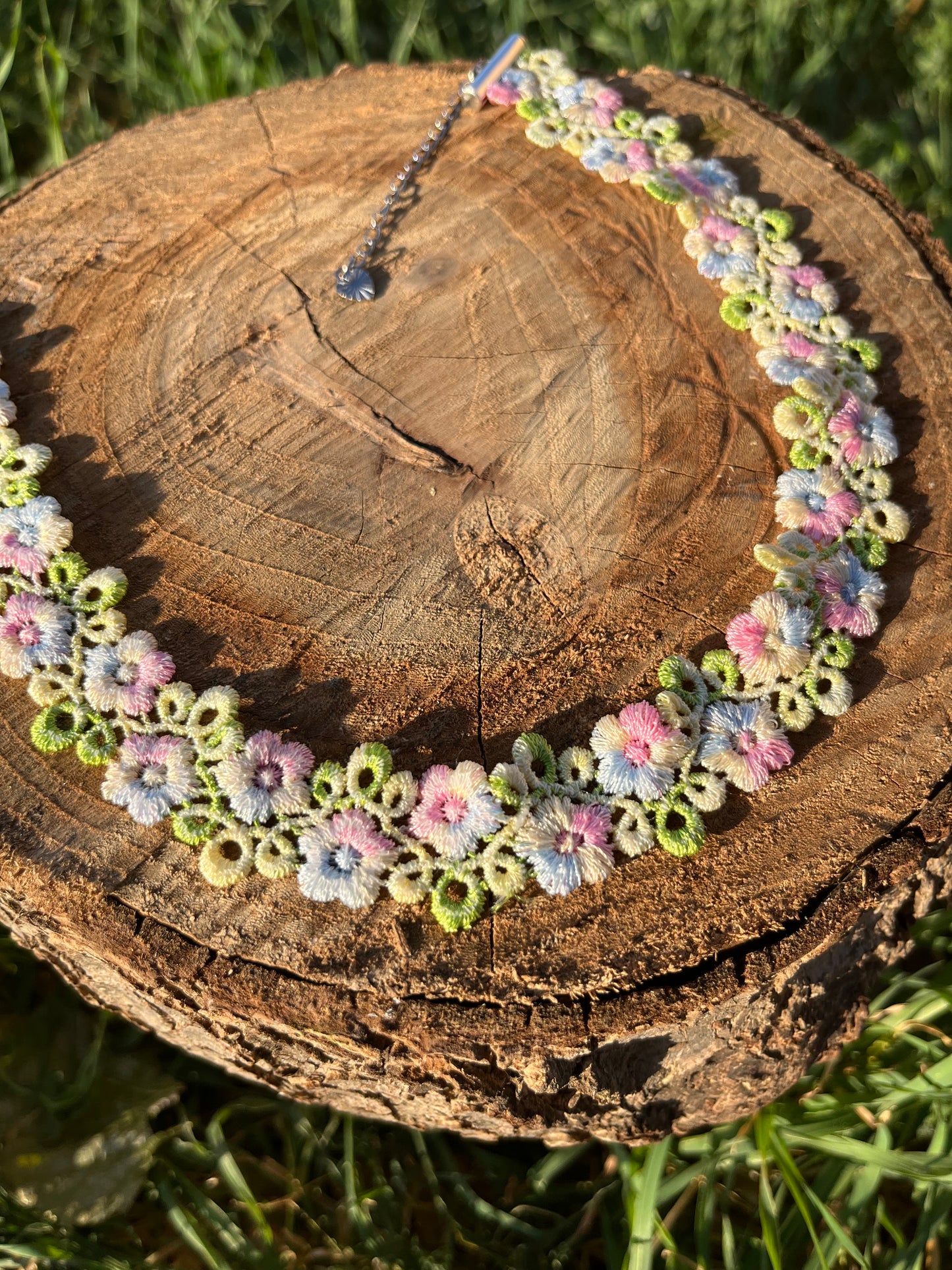 Rainbow Garden Choker