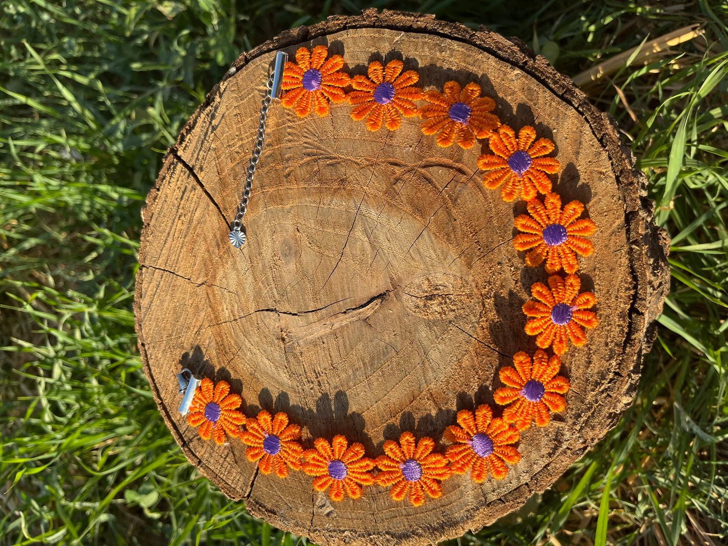 Orange Daisy Choker