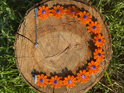 Orange Daisy Choker