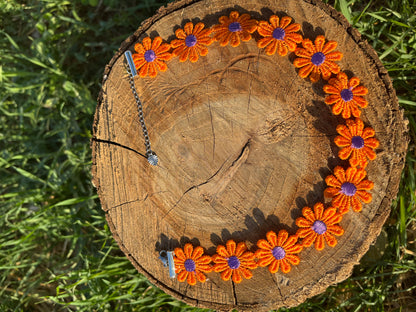 Orange Daisy Choker