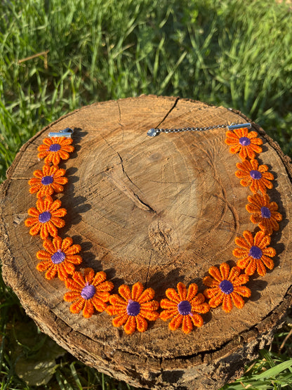 Orange Daisy Choker