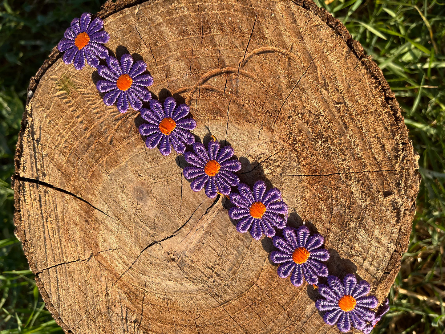 Purple Daisy Choker